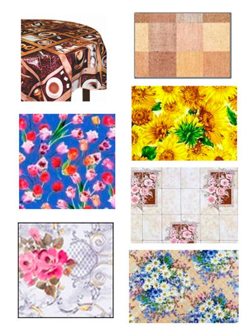 Скатерть КОЛОРИТ ШЕЛК с бейкой 135*110 (+/-5см)