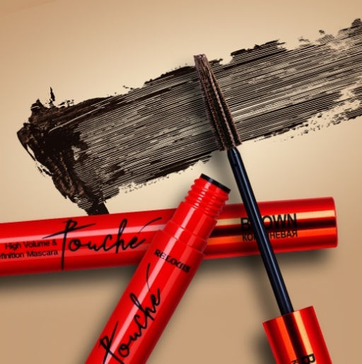 RELOUIS Тушь "Touche" суперобъем и разделение КОРИЧНЕВАЯ