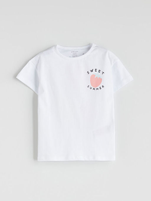 Meyve Bask?l? K?z Bebek Ti??rt ve ?ort 2li