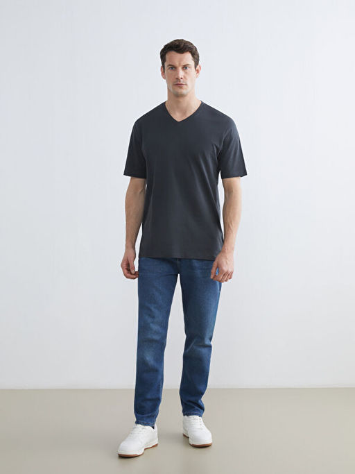 V Yaka Penye Erkek Ti??rt