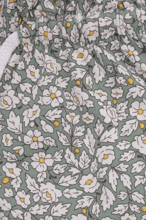 КП 400684/весенний зеленый,винтажные цветы шорты для дев - Crockid фото 2