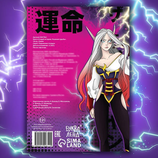 Книга для фанфика Создай историю. Решение судьбы, 16 стр., Аниме - Буква-ленд фото 4