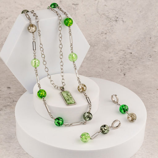 Серьги из муранского стекла SHINE LC3468