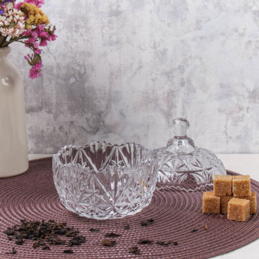 Сахарница 280 мл боченок резная / A0220 /уп 48/ - Галеонтрейд фото 3