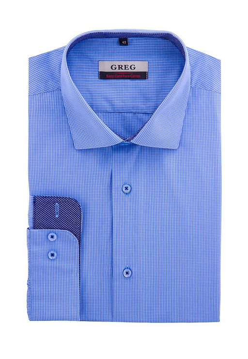 Сорочка мужская длинный рукав GREG 214/139/011/Z/1  фото 2