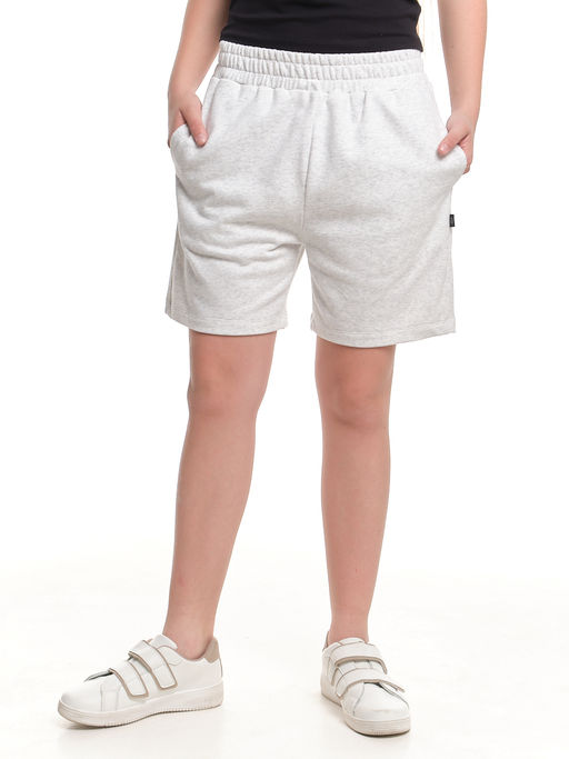 Шорты для спорта для девочки 22-7678 св.серый меланж - Mini maxi фото 5