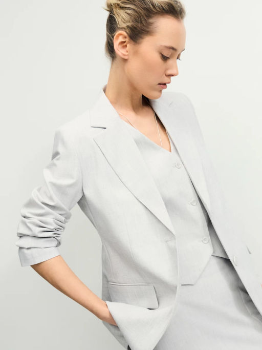 Однобортный жакет прямого кроя ZR2604012502-60 / Zarina  фото 8