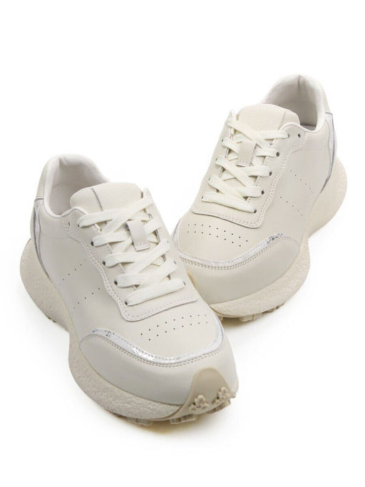 03-A101-2 MILK Кроссовки женские (натуральная кожа)