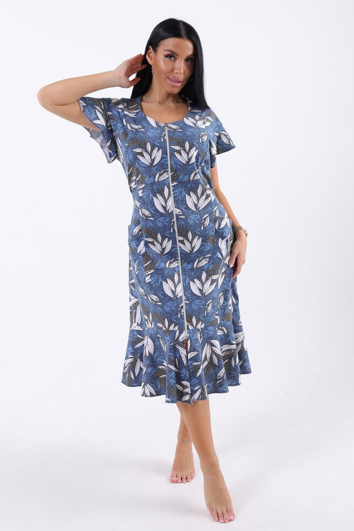 Халат домашний на молнии DWC1048
