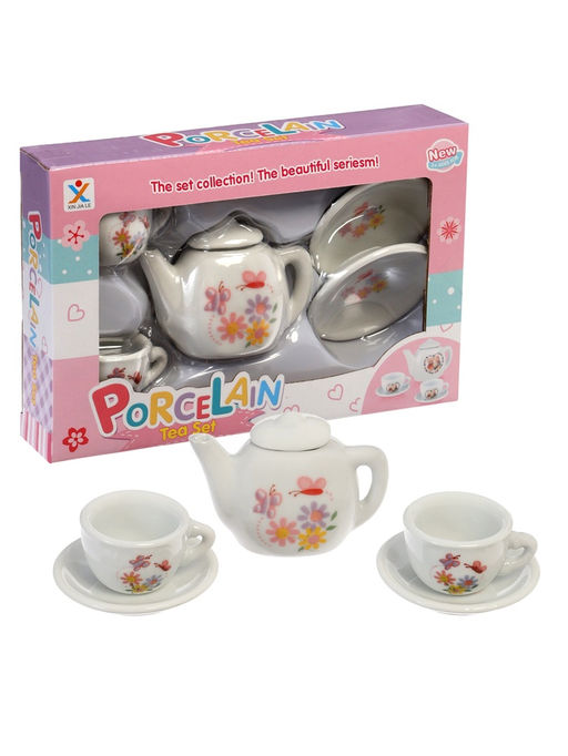 Посуда детская игрушечная Чайный сервиз, набор 5 предметов