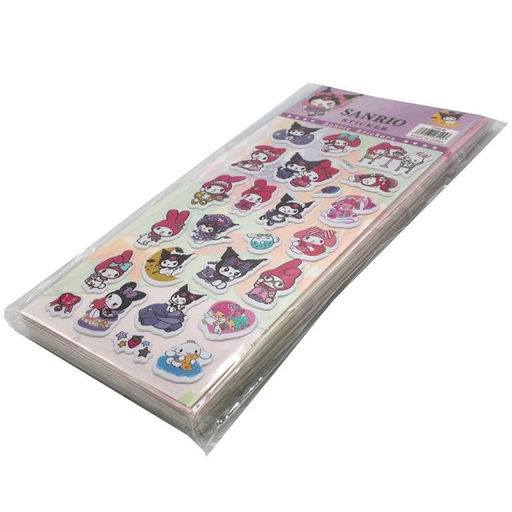 3D наклейки Sanrio "Kuromi and friends" (10*22 см), mix