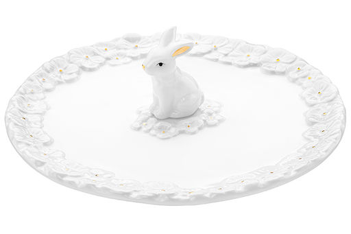 Блюдо сервировочное 23,5*23,5*7 см "Кролик", круглое