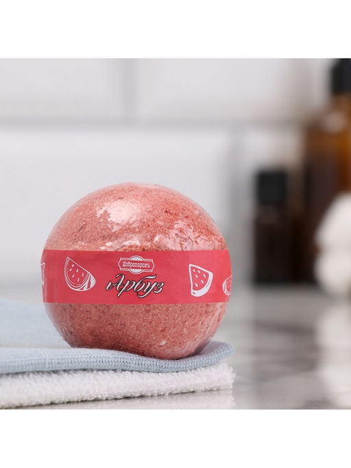 Цена за 2 шт. Бомбочка для ванн Добропаровъ с ароматом арбуза, 110 г