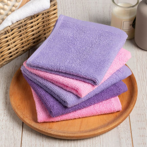 Набор махровых салфеток Лама 30х30 см -5шт, 100% хл, 340гр/м2 - Этель фото 2