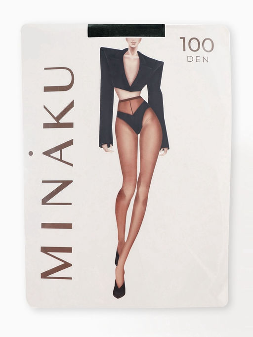 Женские колготки MINAKU 100 ден, хаки, размер 2/S