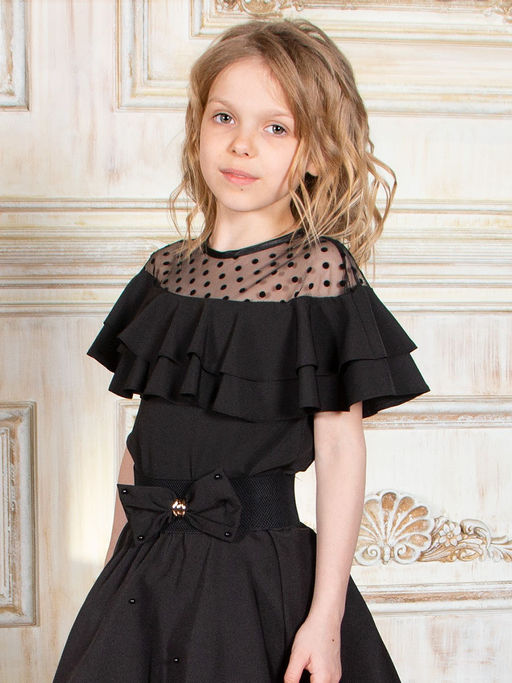 Блузка для девочки короткий рукав Соль&Перец фото 2