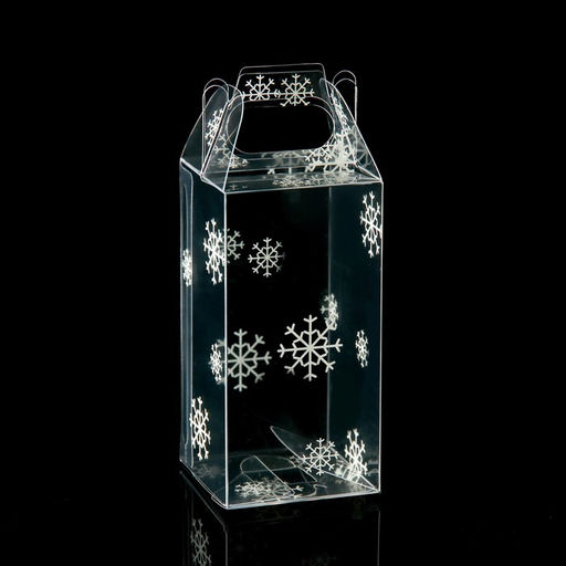 Цена за 5 шт. Складная коробка из PVC 4 x 4 x 8 см Праздничное настроение - UPAK LAND фото 4