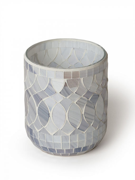 Стакан для зубных щёток 250мл мрамор-серый стекло - Denastia фото 3