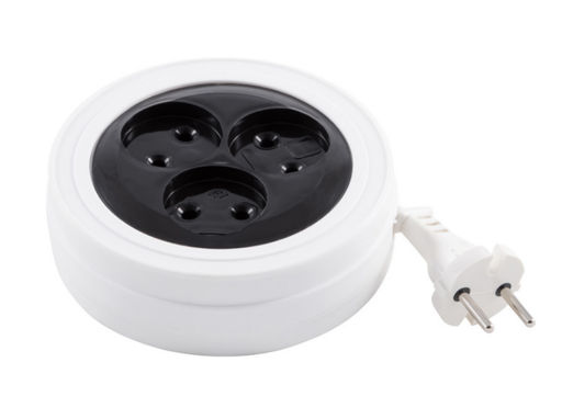 Удлинитель ENGY "Рулетка", 3м/3роз (ШВВП 2х0,75) 186709