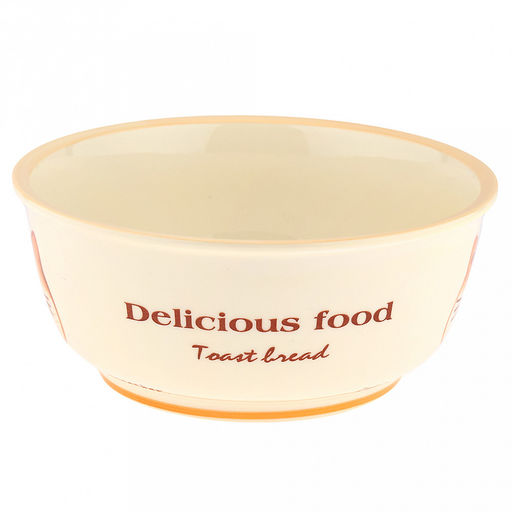 Делишес фуд (Delicious food) Салатник фарфоровый 1,7л, д20,3х8,9см, с деколью (Китай) - Домашняя мода фото 3
