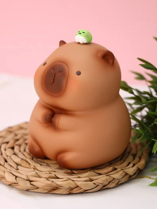 Копилка "Capybara Frog Friend", 15 см