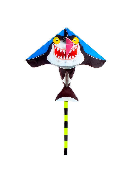 Воздушный змей «Акула», с леской, МИКС