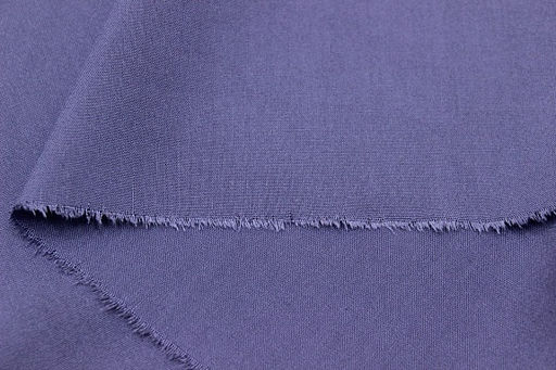 Штапель цв.Голубика, ш.1.45м, вискоза-100%, 110гр/м.кв - Купава фото 3