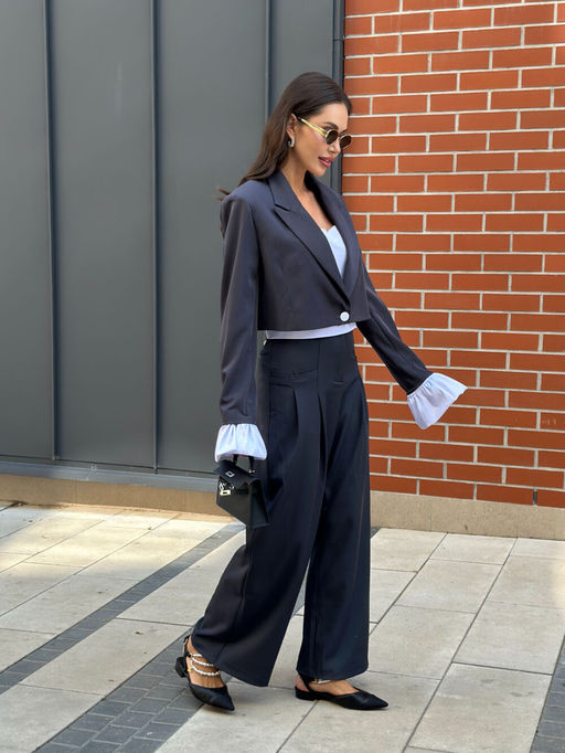 Жакет AURA 1107-170 графит фото 4