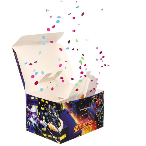 Бум-коробка сюрприз складная «Супергерой», 20 × 15 × 12.5 см