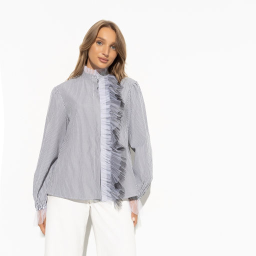 Рубашка Идеальный стиль (с поясом) - Charutti фото 3