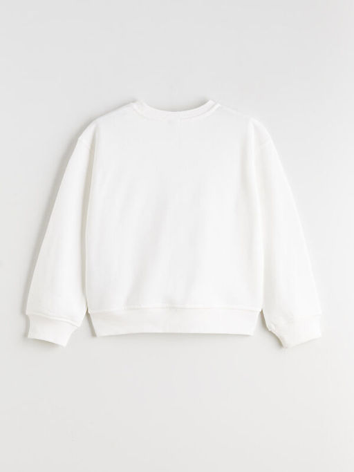 Bisiklet Yaka K?z ?ocuk Sweatshirt