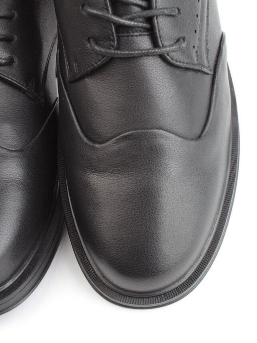 03-DYL141-1 BLACK Полуботинки женские (натуральная кожа)