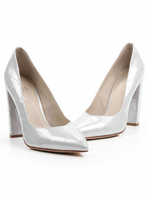 06-A34A-523DA WHITE/PEARL Туфли женские (натуральная кожа)