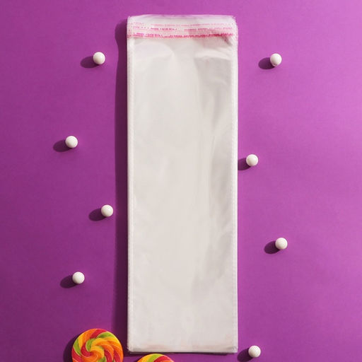 Цена за 100 шт. Пакет БОПП с клеевым клапаном, прозрачный для фасовки и упаковки, 12.5×50/4 см, 25 мкм