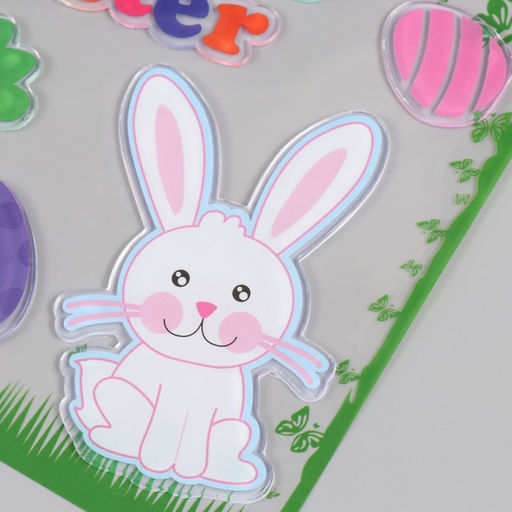 Наклейка на стекло Счастливой Пасхи, силикон, 19.5?19.5 см - Simaland фото 3