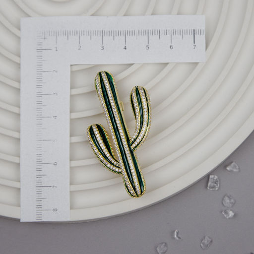 Брошь Арт. 3V-6719-Y - MyGemma фото 2