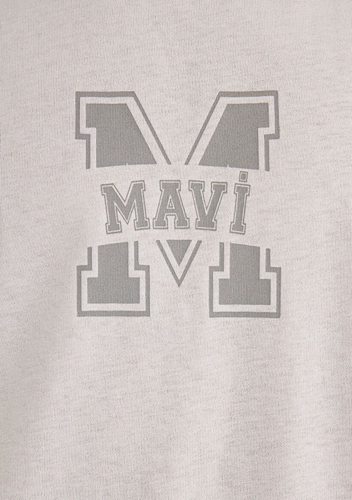 Mavi Logo Bask?l? Beyaz Tisort  фото 7