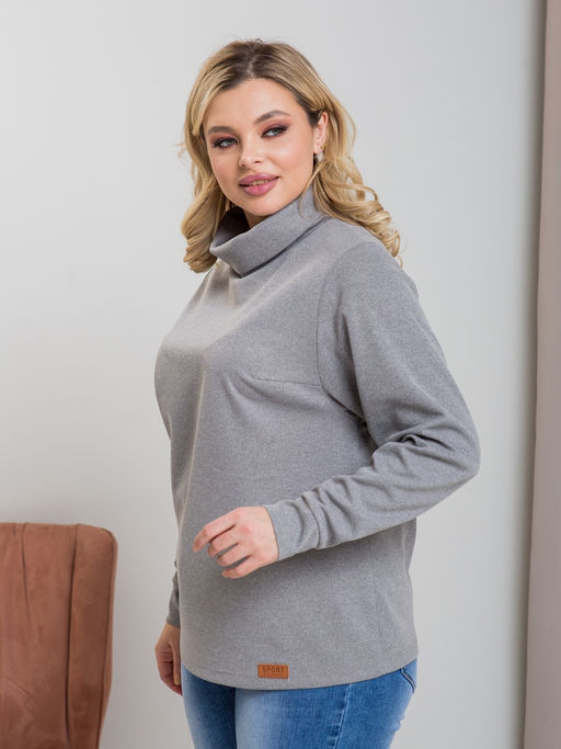 Джемпер 1308 серый - Novita фото 2
