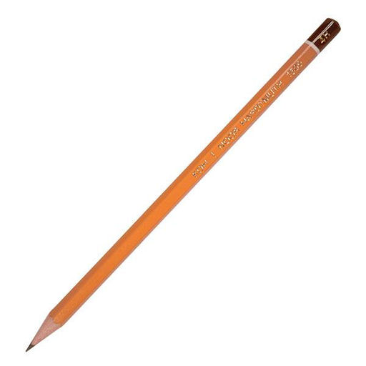 Карандаш чернографитный деревянный Koh-I-Noor 1500 4Н заточенный, шестигранный, картонная ...