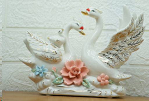 Статуэтка Лебеди 25х9х19 см / W3167 /уп 24/