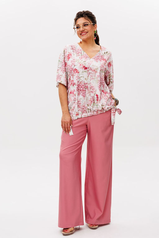 Блуза ANELLI 1606 тюльпановый рай - Michel chic фото 5