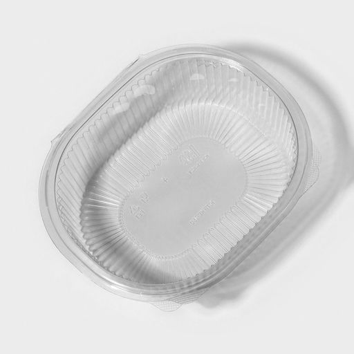 Цена за 420 шт. Контейнер одноразовый с неразъёмной крышкой, РКС, 750 мл, пластик, 17.6×14.7×6.4 см, прозрачный