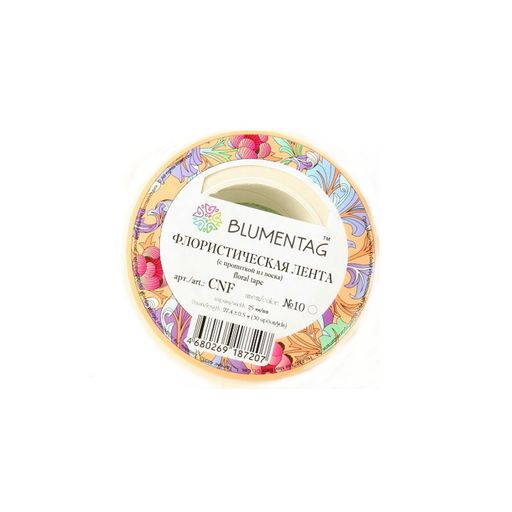 Blumentag CNF Флористическая лента 25 мм 27.4 м 10 белый  фото 5