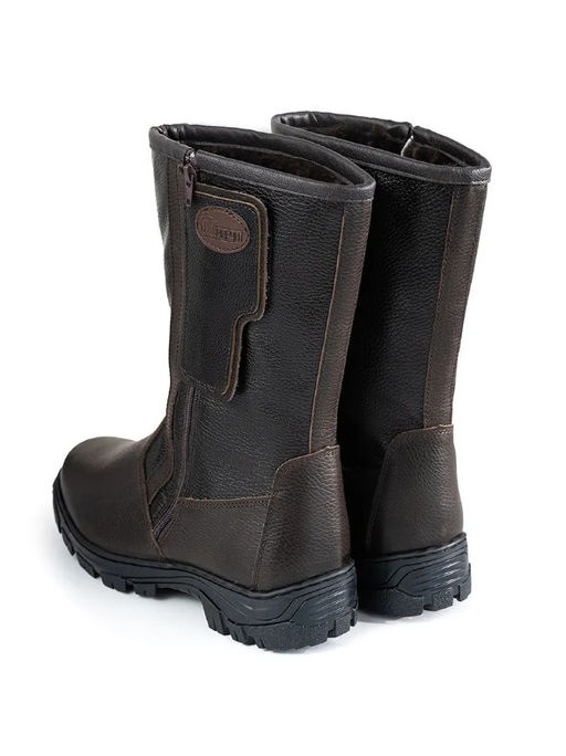 Сапоги мужские Алтай, коричневые, литая подошва