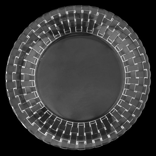 Тарелка мелкая стеклянная Ротанг д268мм, h25мм, в коробке, Дели Гласс (Deli Glass) (Китай) - Домашняя мода фото 3