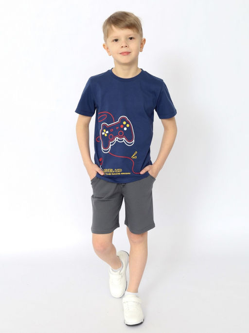 CRB wear/ HSXB 70495-48 Шорты для мальчика,темно-серый/Ex.Cherubino фото 4