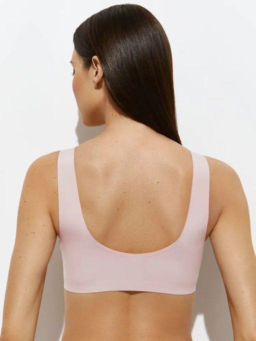 OmD 1142B Invisible Майка Топ женская (кроп-топ на широких бретелях с вкладышами), PA - caramello - Omsa фото 17