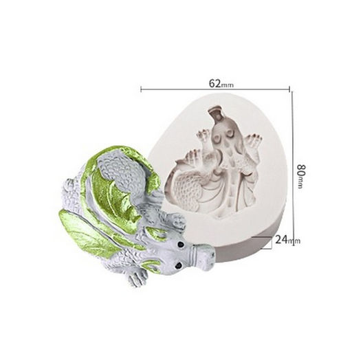 Молд силиконовый  «Грозный дракон»