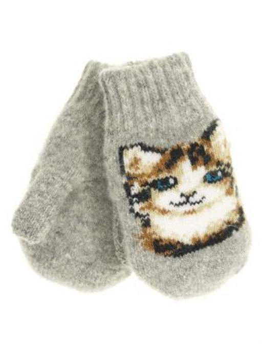 Варежки детские круговые Кот 0302-5 - Рассказовские варежки фото 4