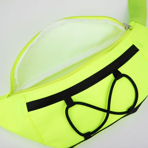 Сумка поясная со шнуровкой, цвет жёлтый - Nazamok фото 5